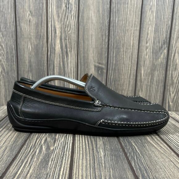 Donald‎ Pliner EIVE Leather Driving Shoes Loafers Moccasins Men Sz 12 Italian main image 4